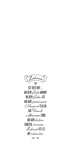 Zuhause blau