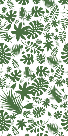 Tropische Blätter grün